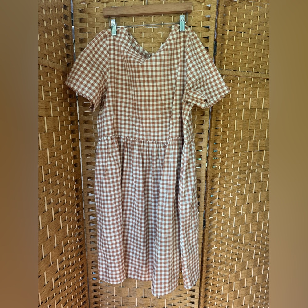 Gingham Checkered Dress